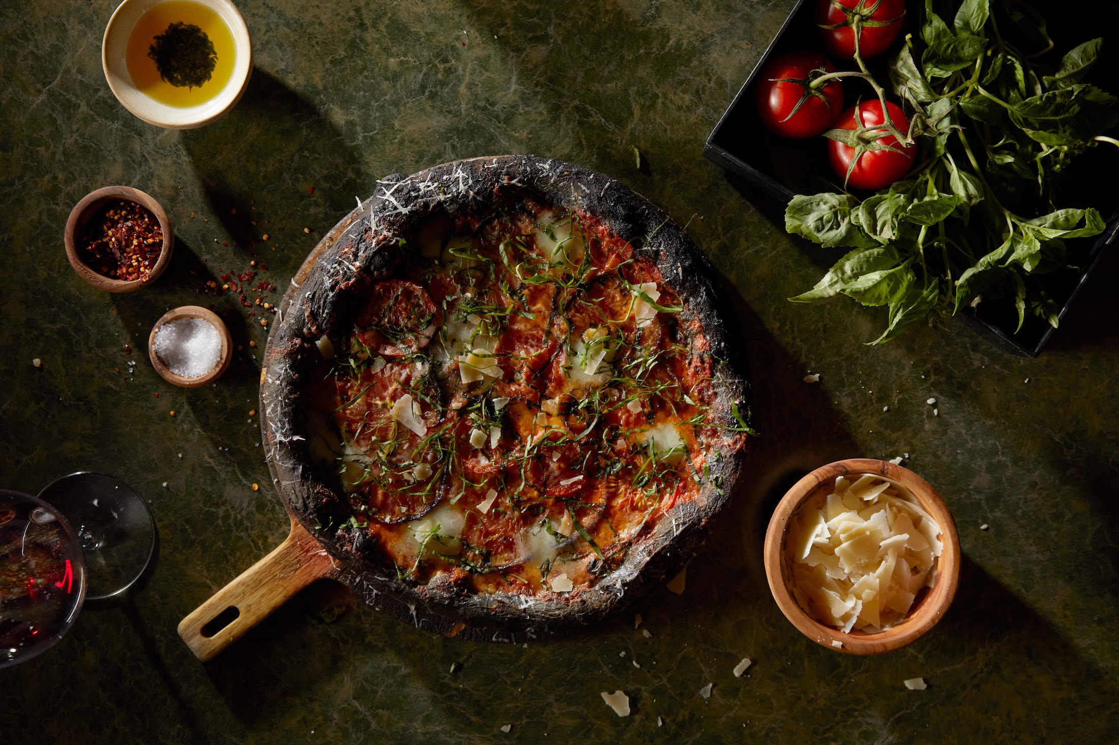 charcoal crust pizza 