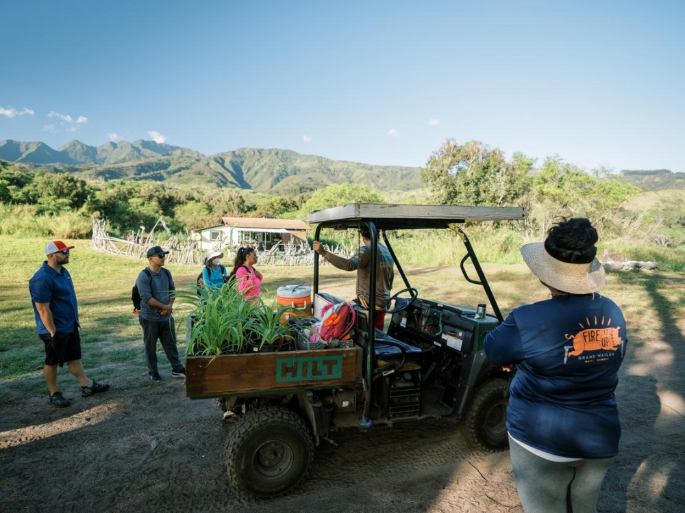 Volunteering at Hawaiʻi Land Trust