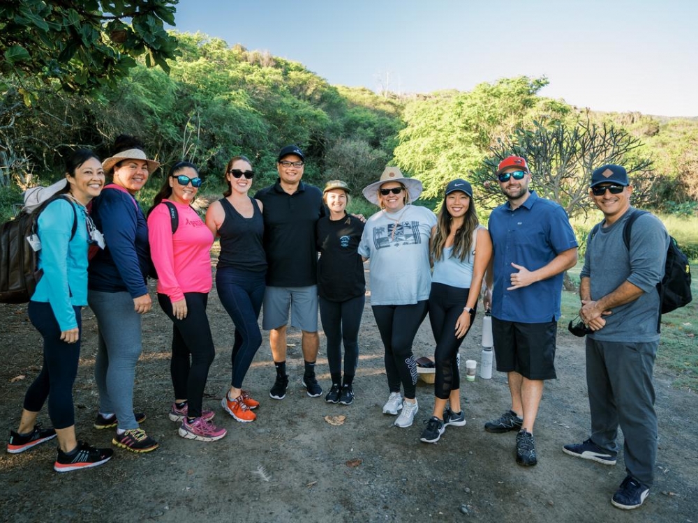 Volunteering at Hawaiʻi Land Trust