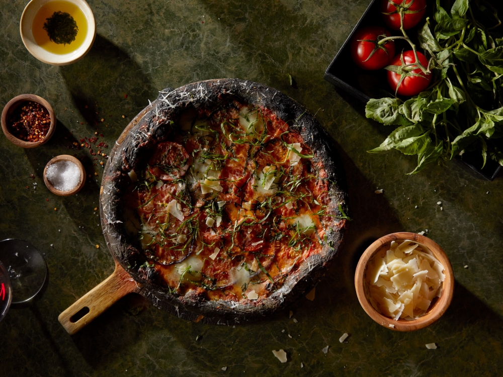 charcoal crust pizza