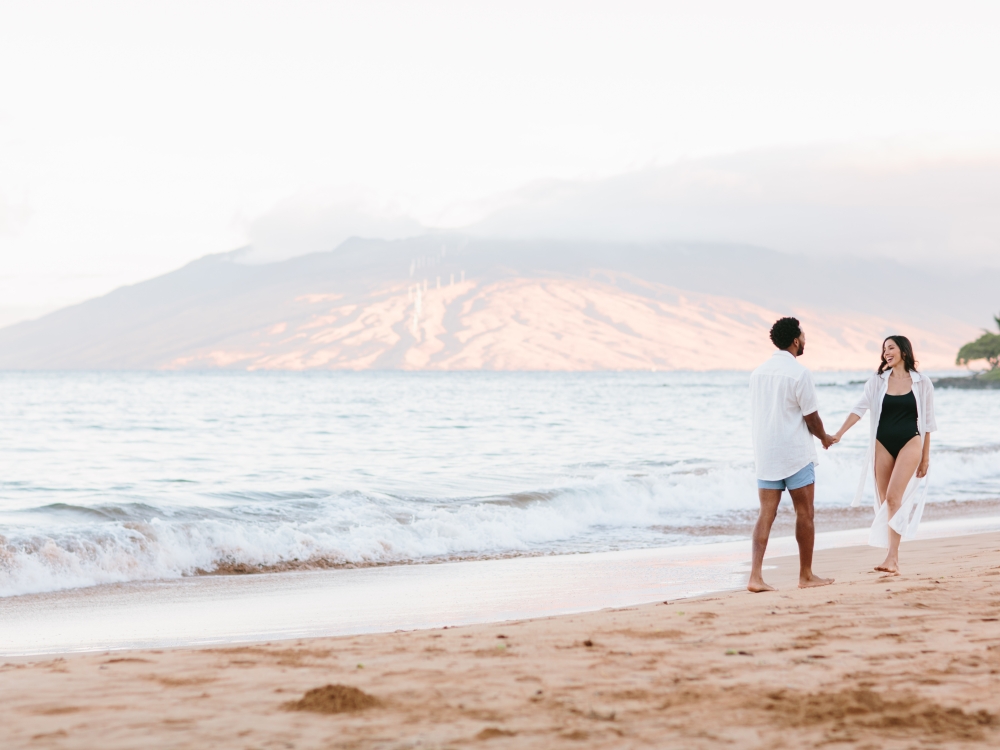 couple on beach