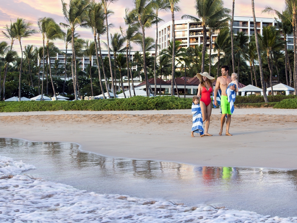 Family On Beach