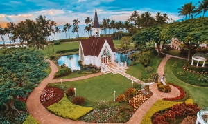Grand Wailea chapel sits on the resort grounds