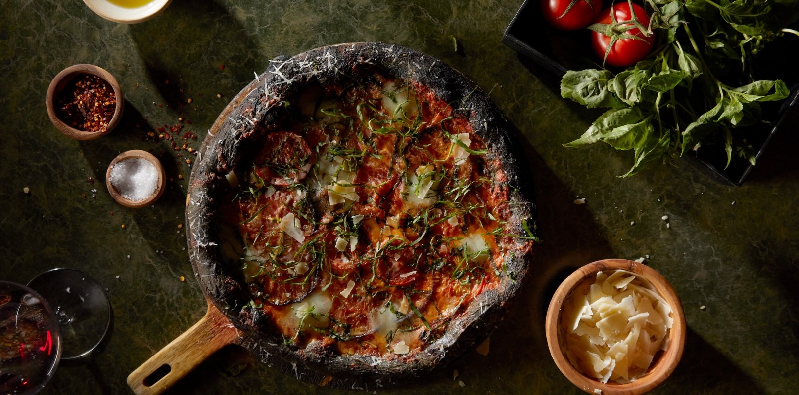 charcoal crust pizza 
