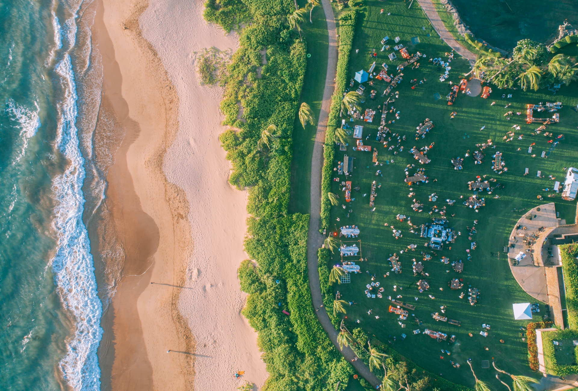 Aerial view of Grand Wailea