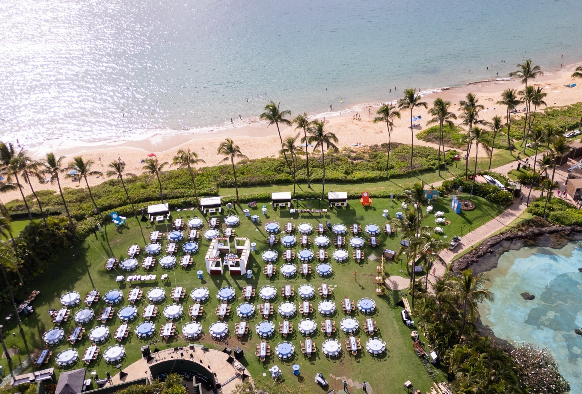 molokini garden event setup