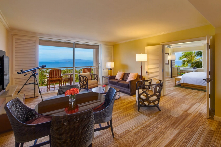 living area of a Signature Suite